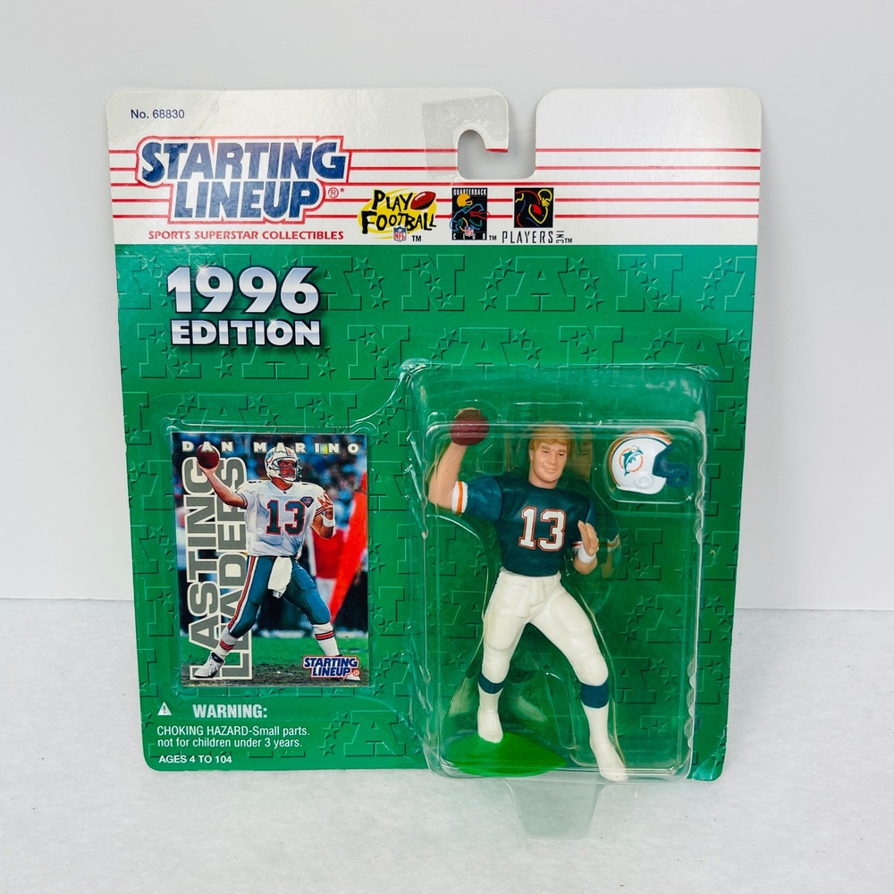 Kenner Starting Lineup 1996 Dan Marino Miami Dolphins Figure with Card 68830